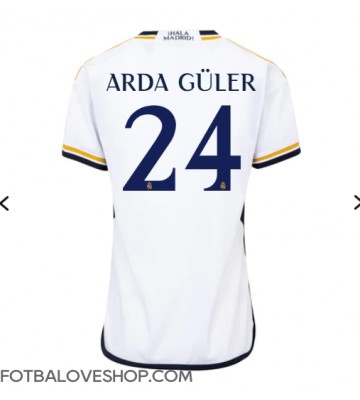 Real Madrid Arda Guler #24 Dámské Domácí Dres 2023-24 Krátký Rukáv
