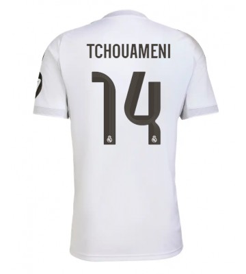 Real Madrid Aurelien Tchouameni #14 Domácí Dres 2025-26 Krátký Rukáv