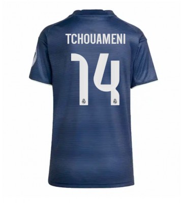 Real Madrid Aurelien Tchouameni #14 Dámské Venkovní Dres 2025-26 Krátký Rukáv