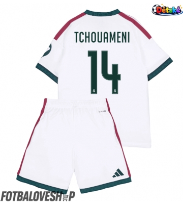 Real Madrid Aurelien Tchouameni #14 Dětské Domácí Dres 2026-27 Krátký Rukáv (+ trenýrky)
