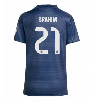 Real Madrid Brahim Diaz #21 Dámské Venkovní Dres 2025-26 Krátký Rukáv Real Madrid Brahim Diaz #21 Dámské Venkovní Dres 2025-26 Krátký Rukáv