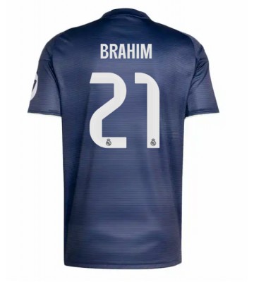Real Madrid Brahim Diaz #21 Venkovní Dres 2025-26 Krátký Rukáv Real Madrid Brahim Diaz #21 Venkovní Dres 2025-26 Krátký Rukáv