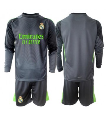 Real Madrid Brankářské Dětské Alternativní Dres 2025-26 Dlouhý Rukáv (+ trenýrky)