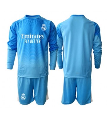 Real Madrid Brankářské Dětské Domácí Dres 2025-26 Dlouhý Rukáv (+ trenýrky)