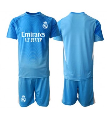 Real Madrid Brankářské Dětské Domácí Dres 2025-26 Krátký Rukáv (+ trenýrky)