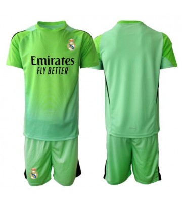 Real Madrid Brankářské Dětské Venkovní Dres 2025-26 Krátký Rukáv (+ trenýrky)