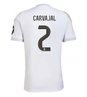 Real Madrid Daniel Carvajal #2 Domácí Dres 2025-26 Krátký Rukáv