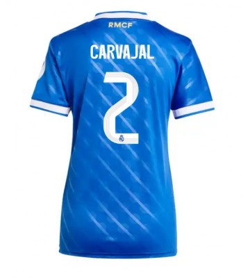 Real Madrid Daniel Carvajal #2 Dámské Alternativní Dres 2025-26 Krátký Rukáv