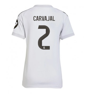 Real Madrid Daniel Carvajal #2 Dámské Domácí Dres 2025-26 Krátký Rukáv