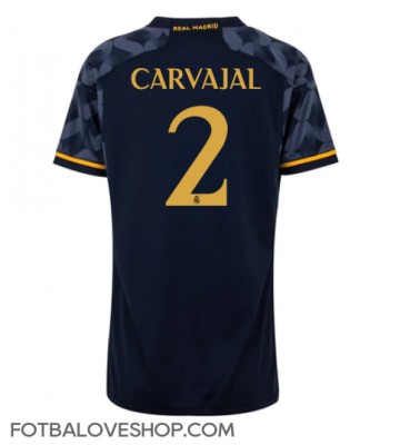 Real Madrid Daniel Carvajal #2 Dámské Venkovní Dres 2023-24 Krátký Rukáv