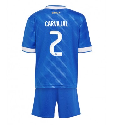 Real Madrid Daniel Carvajal #2 Dětské Alternativní Dres 2025-26 Krátký Rukáv (+ trenýrky)