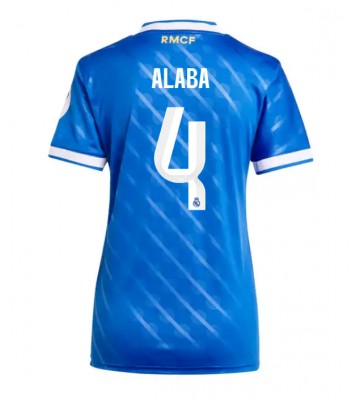Real Madrid David Alaba #4 Dámské Alternativní Dres 2025-26 Krátký Rukáv