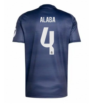 Real Madrid David Alaba #4 Venkovní Dres 2025-26 Krátký Rukáv