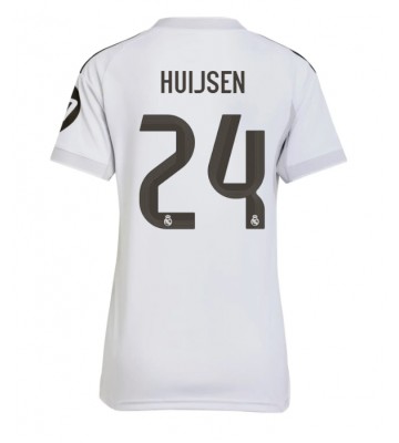 Real Madrid Dean Huijsen #24 Dámské Domácí Dres 2025-26 Krátký Rukáv