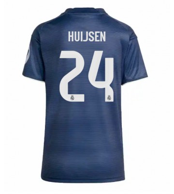 Real Madrid Dean Huijsen #24 Dámské Venkovní Dres 2025-26 Krátký Rukáv