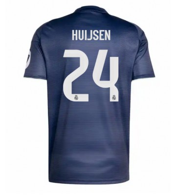 Real Madrid Dean Huijsen #24 Venkovní Dres 2025-26 Krátký Rukáv