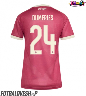 Real Madrid Denzel Dumfries #24 Dámské Alternativní Dres 2026-27 Krátký Rukáv
