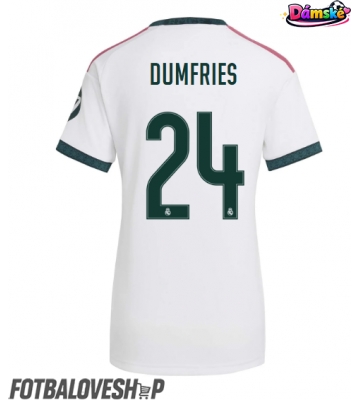 Real Madrid Denzel Dumfries #24 Dámské Domácí Dres 2026-27 Krátký Rukáv