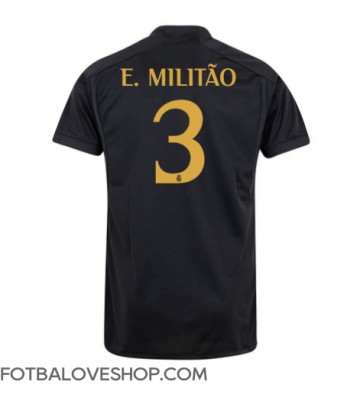 Real Madrid Eder Militao #3 Alternativní Dres 2023-24 Krátký Rukáv