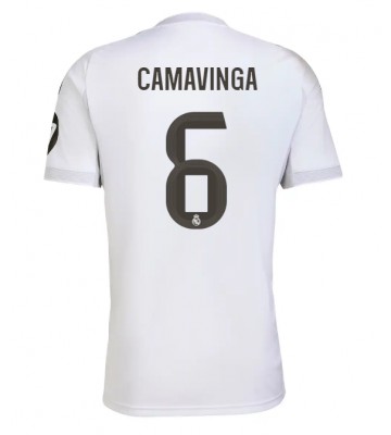 Real Madrid Eduardo Camavinga #6 Domácí Dres 2025-26 Krátký Rukáv