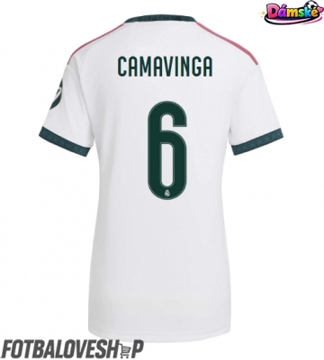Real Madrid Eduardo Camavinga #6 Dámské Domácí Dres 2026-27 Krátký Rukáv