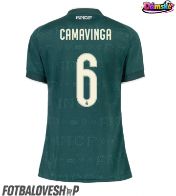 Real Madrid Eduardo Camavinga #6 Dámské Venkovní Dres 2026-27 Krátký Rukáv