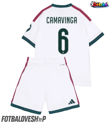 Real Madrid Eduardo Camavinga #6 Dětské Domácí Dres 2026-27 Krátký Rukáv (+ trenýrky)