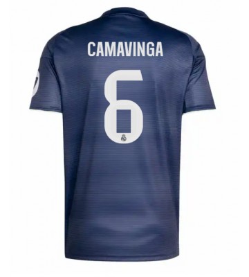 Real Madrid Eduardo Camavinga #6 Venkovní Dres 2025-26 Krátký Rukáv