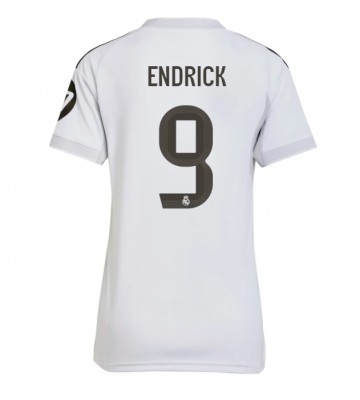 Real Madrid Endrick #9 Dámské Domácí Dres 2025-26 Krátký Rukáv Real Madrid Endrick #9 Dámské Domácí Dres 2025-26 Krátký Rukáv