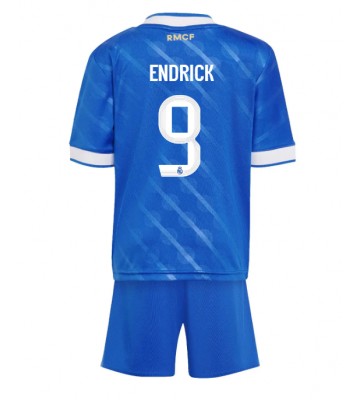 Real Madrid Endrick #9 Dětské Alternativní Dres 2025-26 Krátký Rukáv (+ trenýrky)