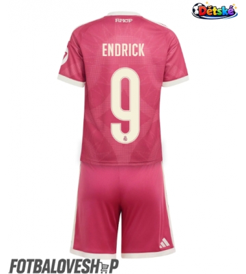 Real Madrid Endrick #9 Dětské Alternativní Dres 2026-27 Krátký Rukáv (+ trenýrky)