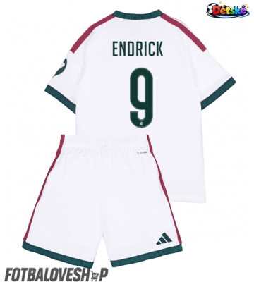 Real Madrid Endrick #9 Dětské Domácí Dres 2026-27 Krátký Rukáv (+ trenýrky)