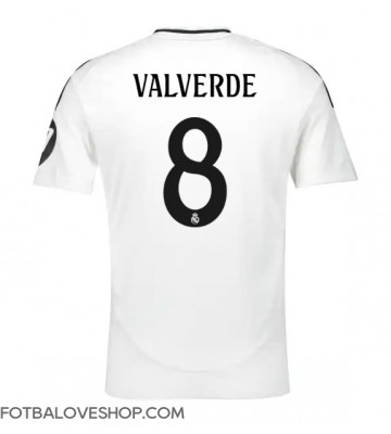 Real Madrid Federico Valverde #8 Domácí Dres 2024-25 Krátký Rukáv