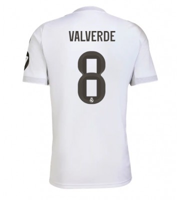 Real Madrid Federico Valverde #8 Domácí Dres 2025-26 Krátký Rukáv