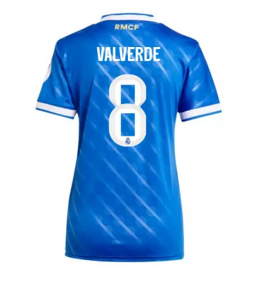 Real Madrid Federico Valverde #8 Dámské Alternativní Dres 2025-26 Krátký Rukáv