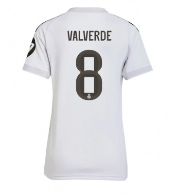 Real Madrid Federico Valverde #8 Dámské Domácí Dres 2025-26 Krátký Rukáv