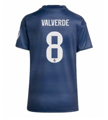 Real Madrid Federico Valverde #8 Dámské Venkovní Dres 2025-26 Krátký Rukáv