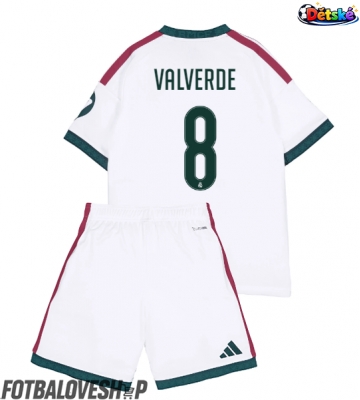 Real Madrid Federico Valverde #8 Dětské Domácí Dres 2026-27 Krátký Rukáv (+ trenýrky)