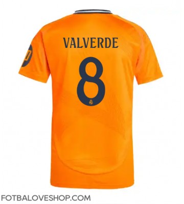 Real Madrid Federico Valverde #8 Venkovní Dres 2024-25 Krátký Rukáv
