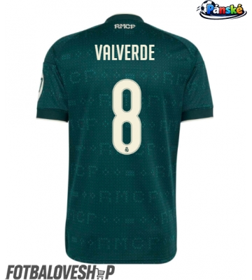 Real Madrid Federico Valverde #8 Venkovní Dres 2026-27 Krátký Rukáv
