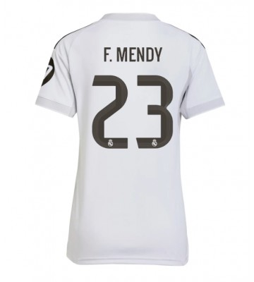 Real Madrid Ferland Mendy #23 Dámské Domácí Dres 2025-26 Krátký Rukáv Real Madrid Ferland Mendy #23 Dámské Domácí Dres 2025-26 Krátký Rukáv