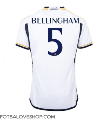 Real Madrid Jude Bellingham #5 Domácí Dres 2023-24 Krátký Rukáv