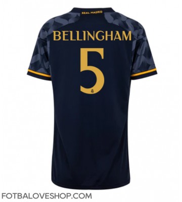 Real Madrid Jude Bellingham #5 Dámské Venkovní Dres 2023-24 Krátký Rukáv