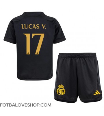 Real Madrid Lucas Vazquez #17 Dětské Alternativní Dres 2023-24 Krátký Rukáv (+ trenýrky)