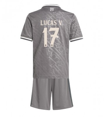 Real Madrid Lucas Vazquez #17 Dětské Alternativní Dres 2024-25 Krátký Rukáv (+ trenýrky)