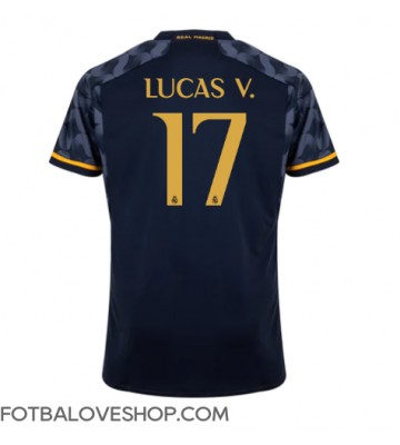 Real Madrid Lucas Vazquez #17 Venkovní Dres 2023-24 Krátký Rukáv