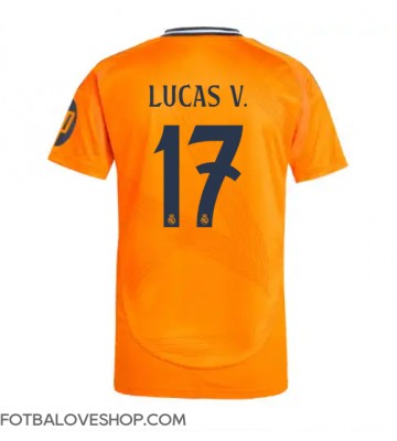 Real Madrid Lucas Vazquez #17 Venkovní Dres 2024-25 Krátký Rukáv