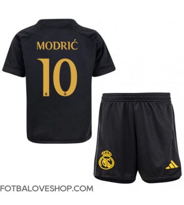 Real Madrid Luka Modric #10 Dětské Alternativní Dres 2023-24 Krátký Rukáv (+ trenýrky)