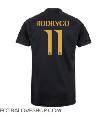 Real Madrid Rodrygo Goes #11 Alternativní Dres 2023-24 Krátký Rukáv