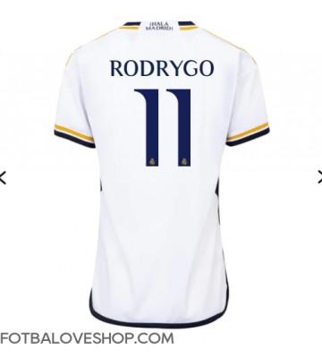 Real Madrid Rodrygo Goes #11 Dámské Domácí Dres 2023-24 Krátký Rukáv
